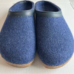 Women’s Cozy Blue Haflinger Size 41 Slippers/Clogs